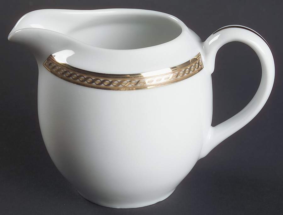 Warwick Gold Creamer by Gorham-1