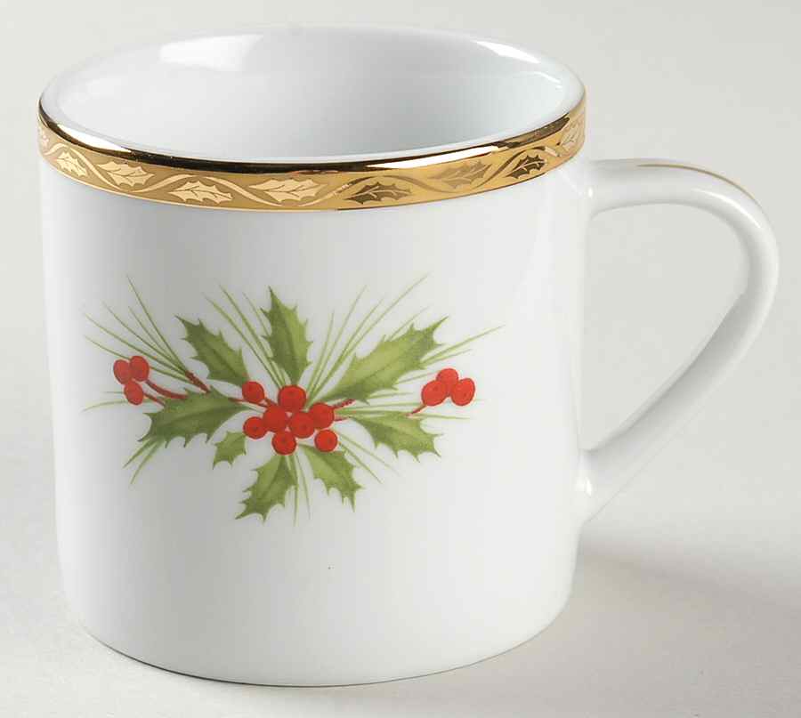 Festive Holly Mug by Gorham-1