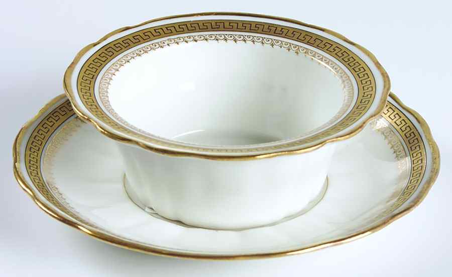 GUE533 Ramekin & Saucer Set by WM Guerin-1