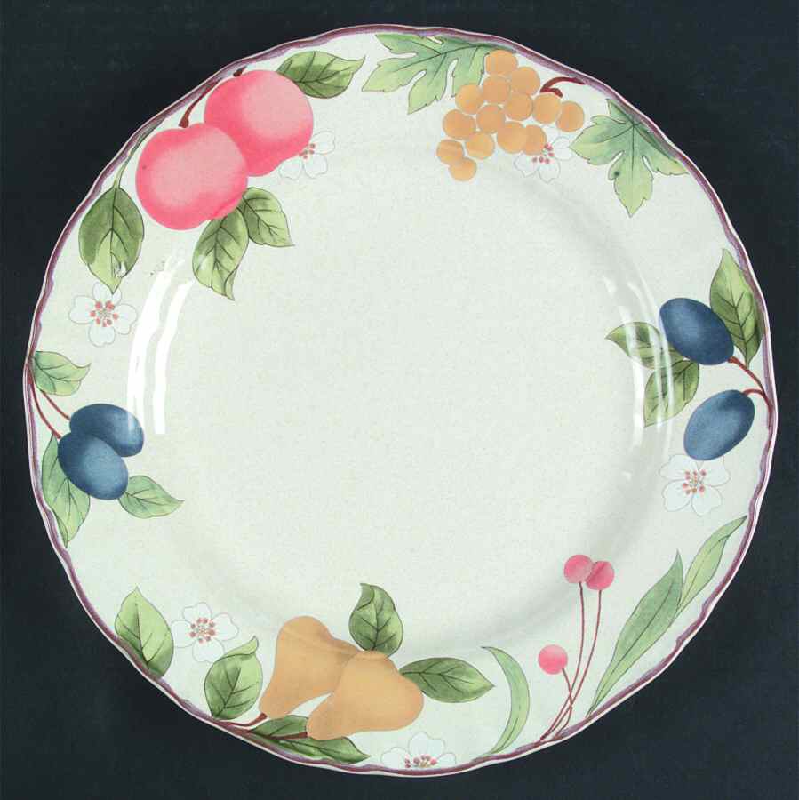 Fruit Panorama Dinner Plate by Georg Schmider-1