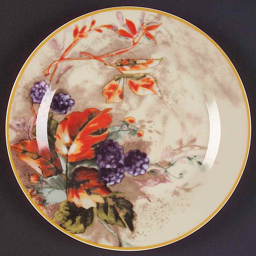 Royal Harvest Salad Plate by Gibson Designs-1