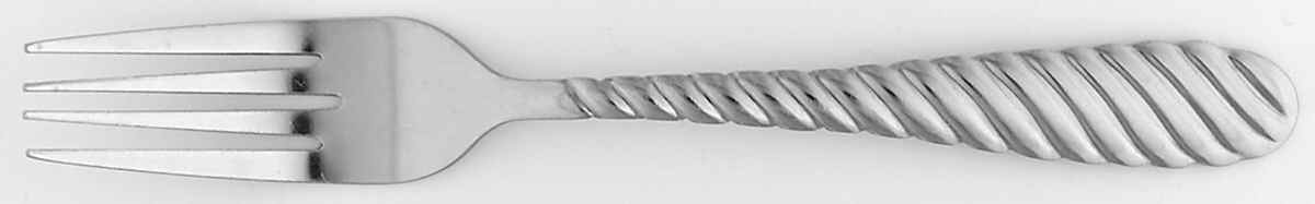 Oasis Green (Swirl, Rim) Dinner Fork (7 1/2" or Larger) by Gibson Designs-1