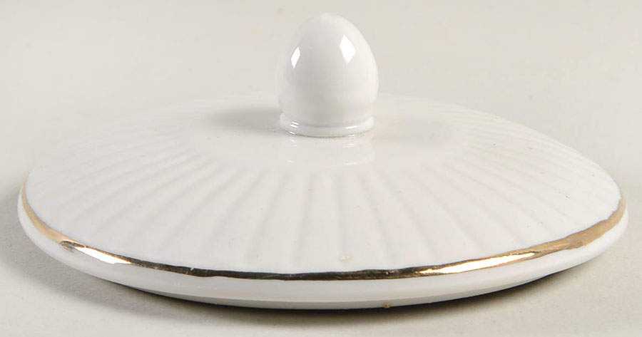 Claremont Gold (Cream Background) Lid for Sugar Bowl by Gibson Designs-1