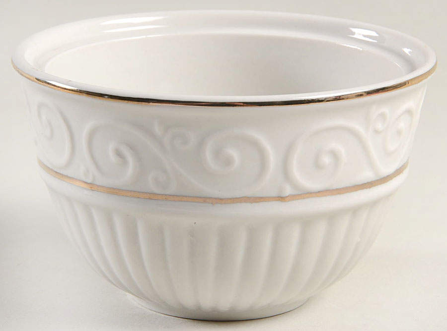 Claremont Gold (Cream Background) Sugar Bowl No Lid by Gibson Designs-1