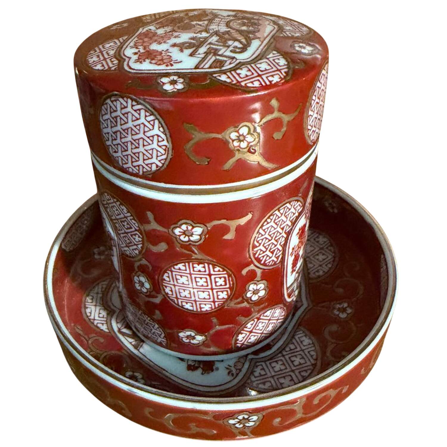 GIM11 Tea Jar & Lid by Gold Imari-1