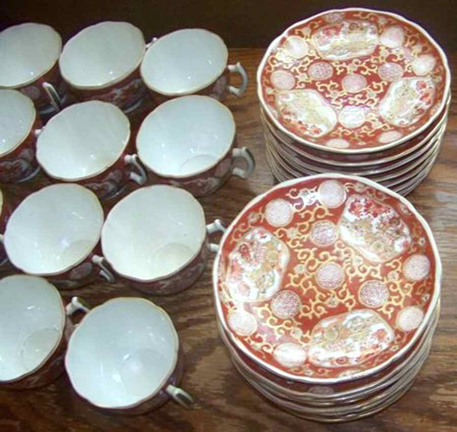 GIM11 Salad Plate by Gold Imari-1