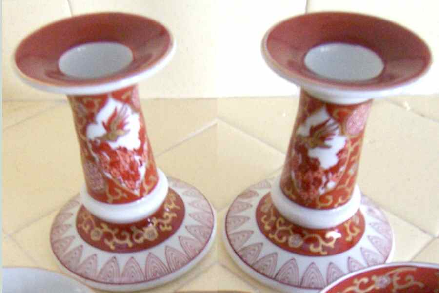 GIM11 Single Light Candlestick by Gold Imari-1