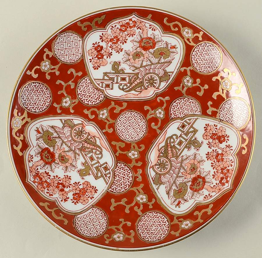 GIM11 8" Wall Plate by Gold Imari-1
