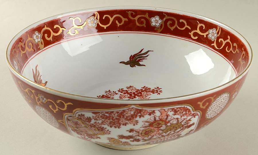 GIM11 8" Chinese Bowl by Gold Imari-1