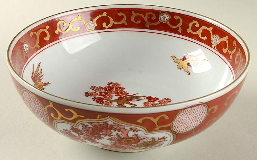 GIM11 7" Chinese Bowl by Gold Imari-1