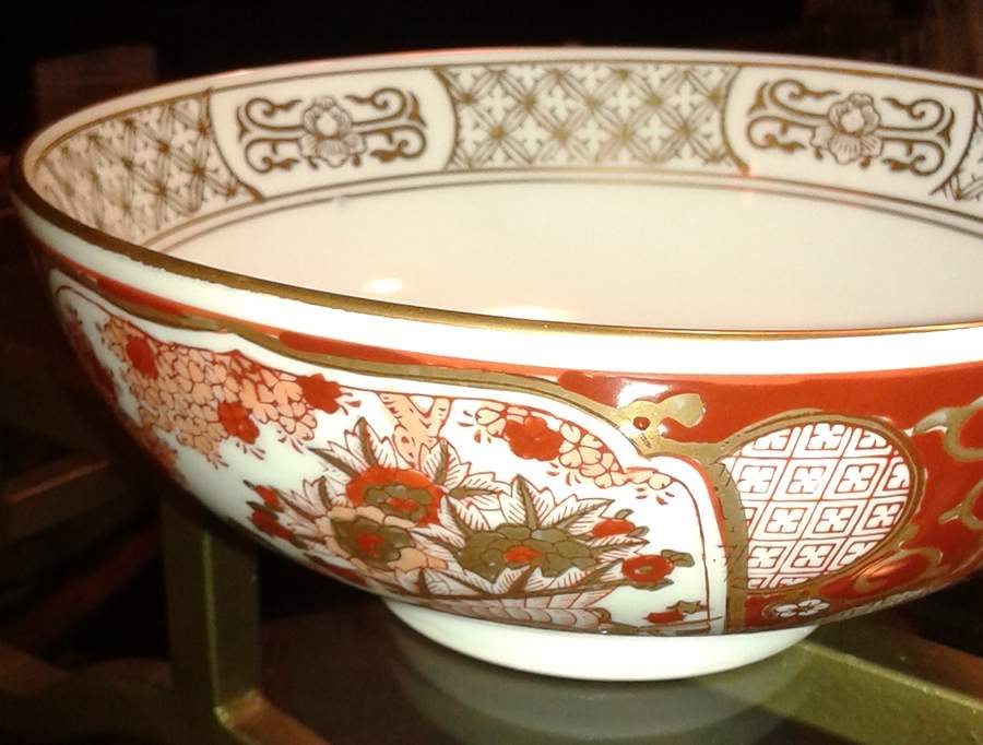 GIM11 8" Chinese Bowl by Gold Imari-1