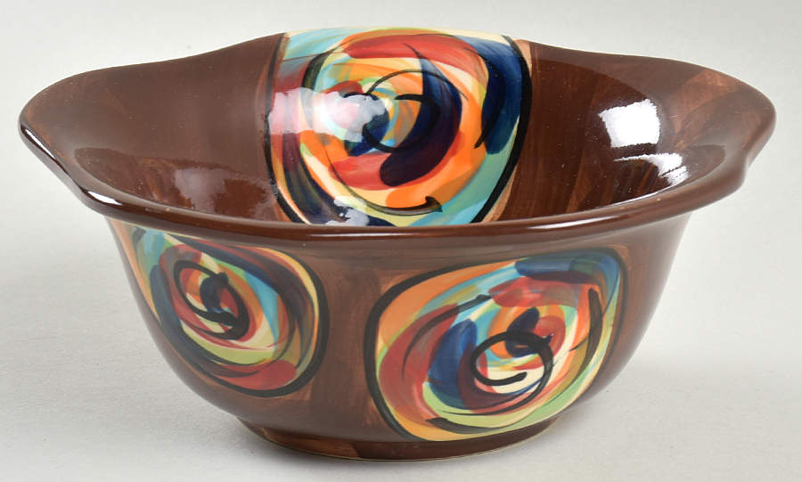 Chinatown Round Shallow Bowl by Gail Pittman-1