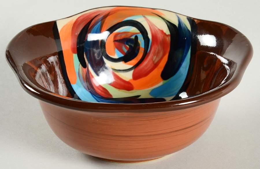 Chinatown 5" Scalloped Bowl by Gail Pittman-1