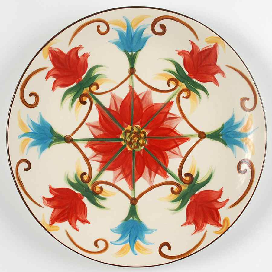 Dynasty Large Dinner Plate by Gail Pittman-1