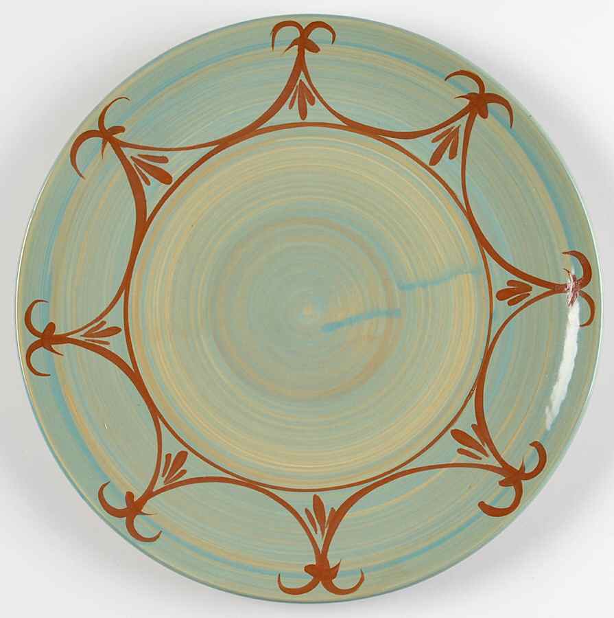 Sky Large Dinner Plate by Gail Pittman-1