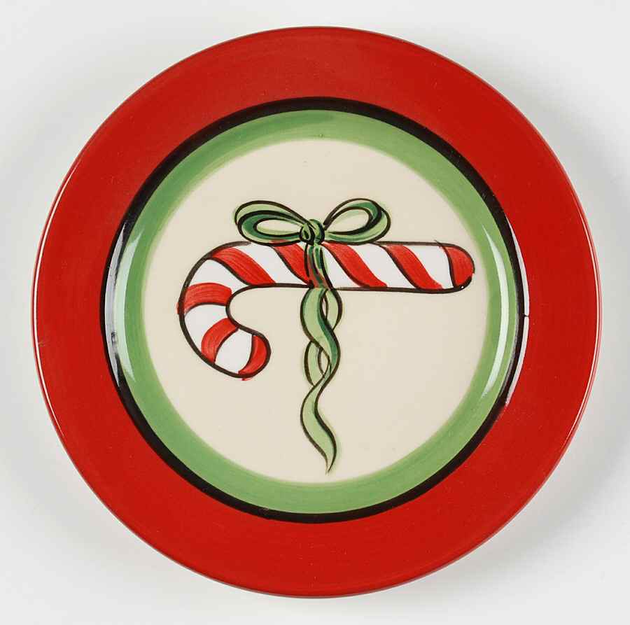 Christmas Dessert/Pie Plate by Gail Pittman-1