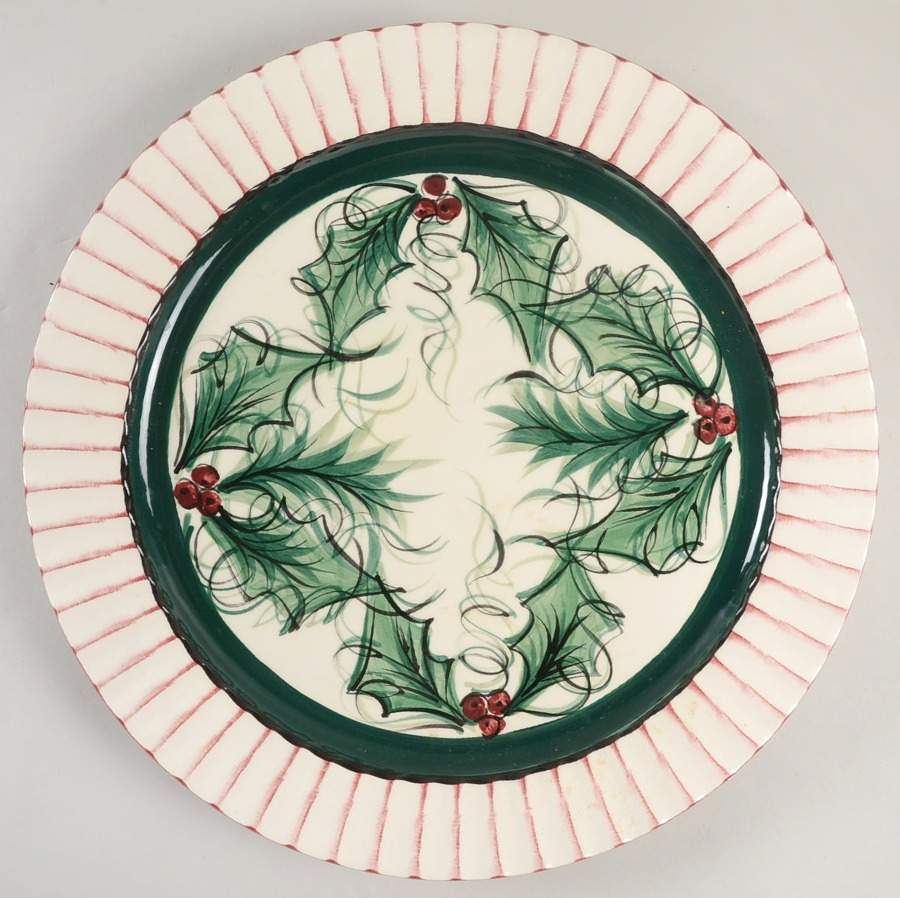 Hollylujah 2 14" Chop Plate (Round Platter) by Gail Pittman-1