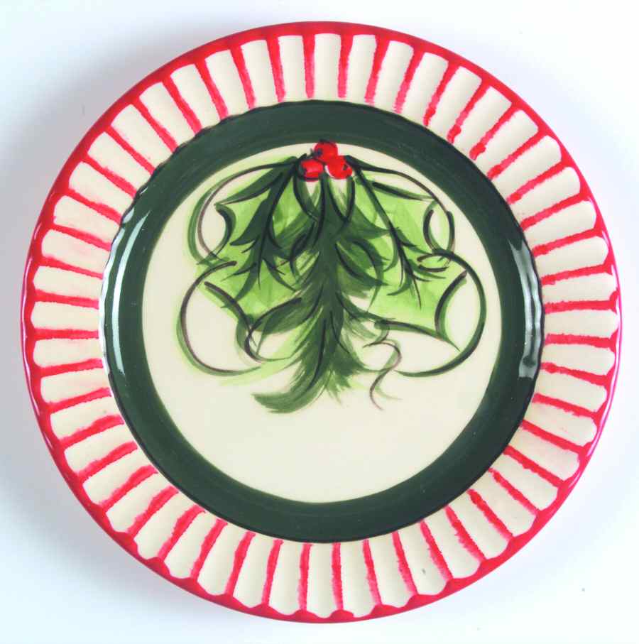 Hollylujah 2 Salad Plate by Gail Pittman-1
