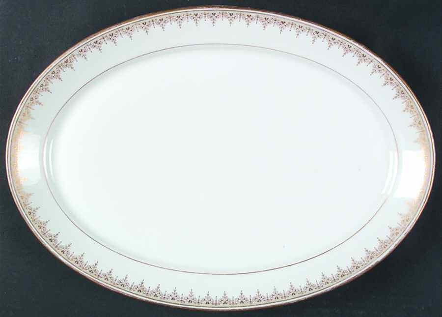 GDA300 15" Oval Serving Platter by Gerard, Dufraisseix & Abbot-1