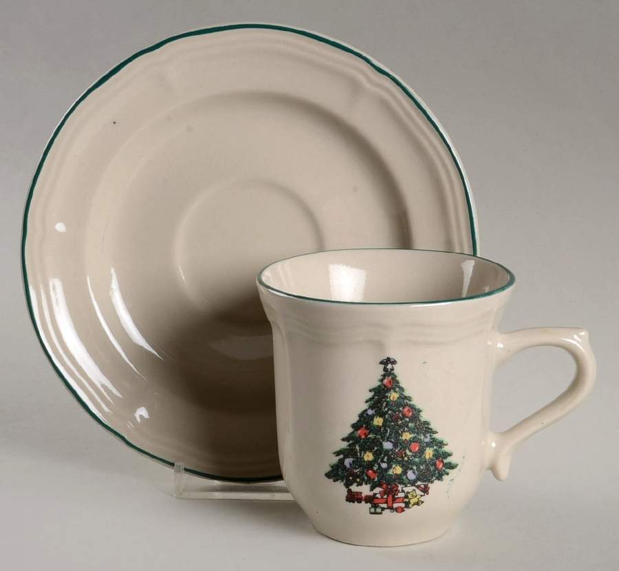 GLS3 Flat Cup & Saucer Set by Global Designs-1