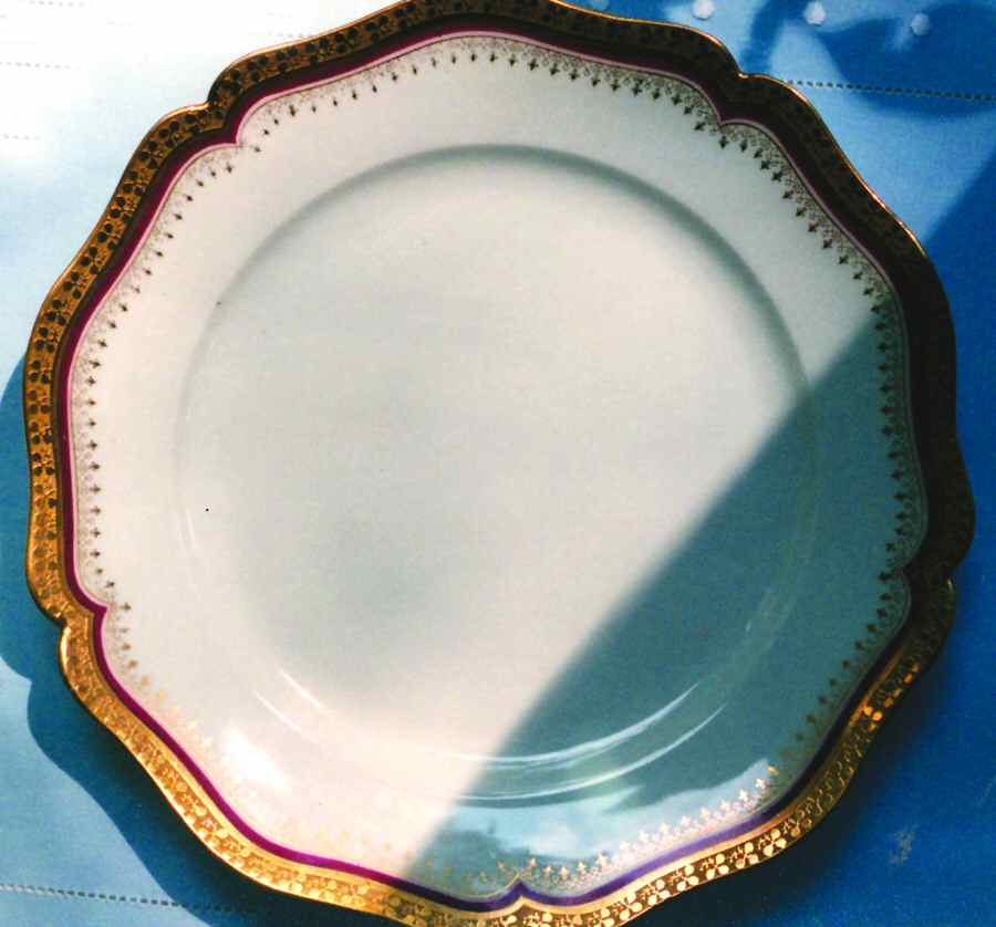 GUE544 Dinner Plate by WM Guerin-1