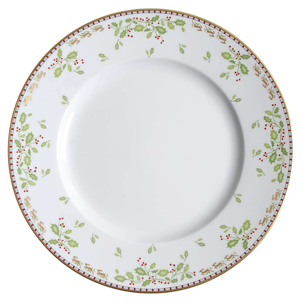 Merry Ginori Christmas Dinner Plate by Ginori 1735-1