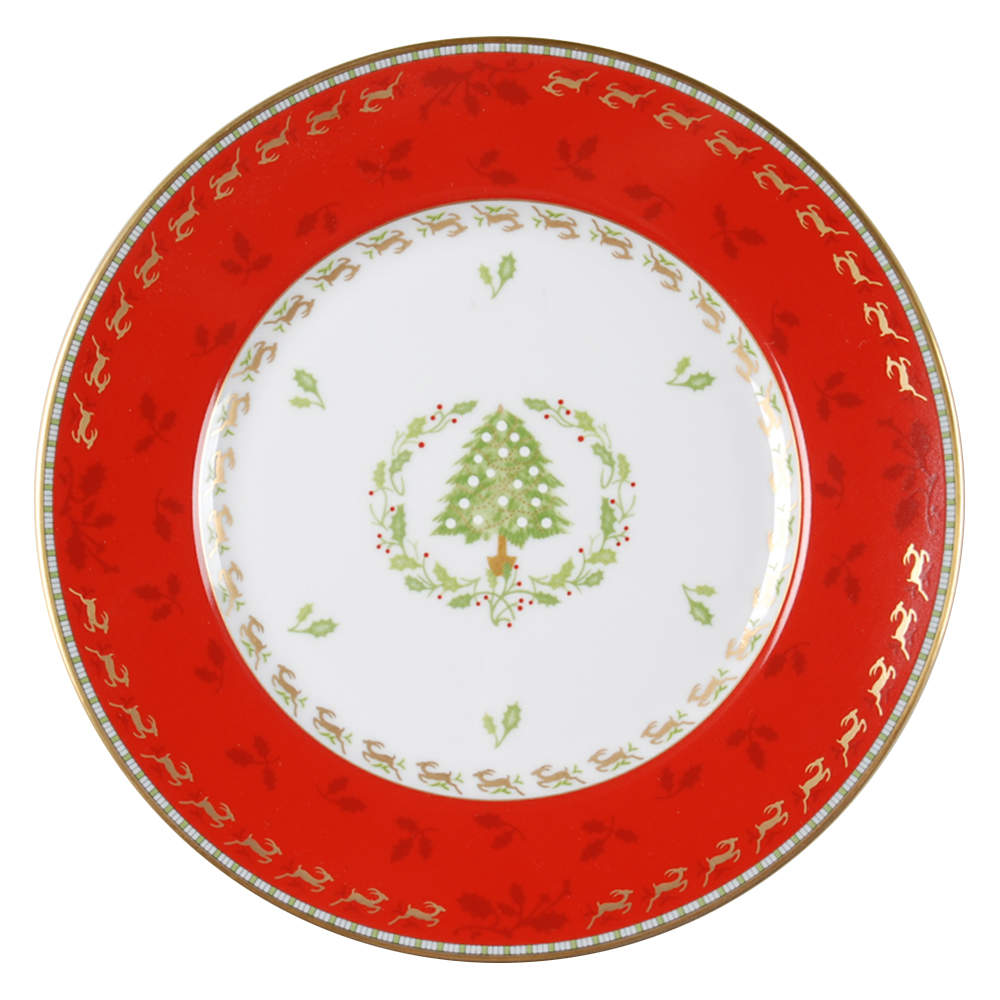 Merry Ginori Christmas Salad Plate by Ginori 1735-1