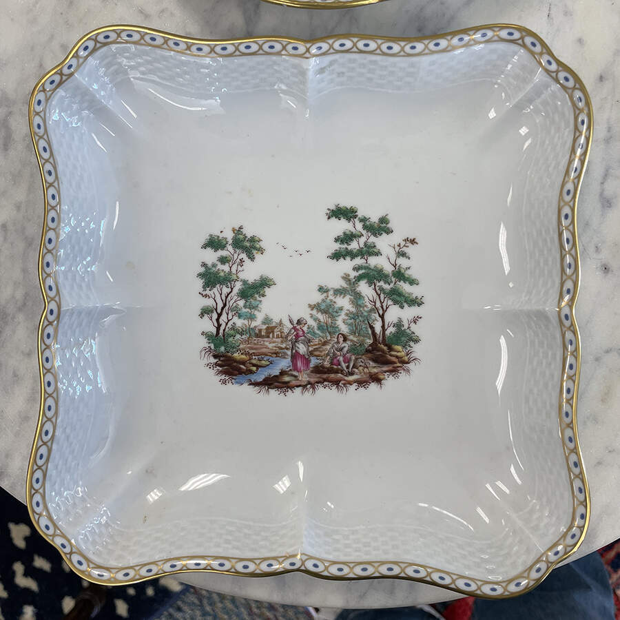 Mantova 9" Square Vegetable Bowl by Ginori 1735-1