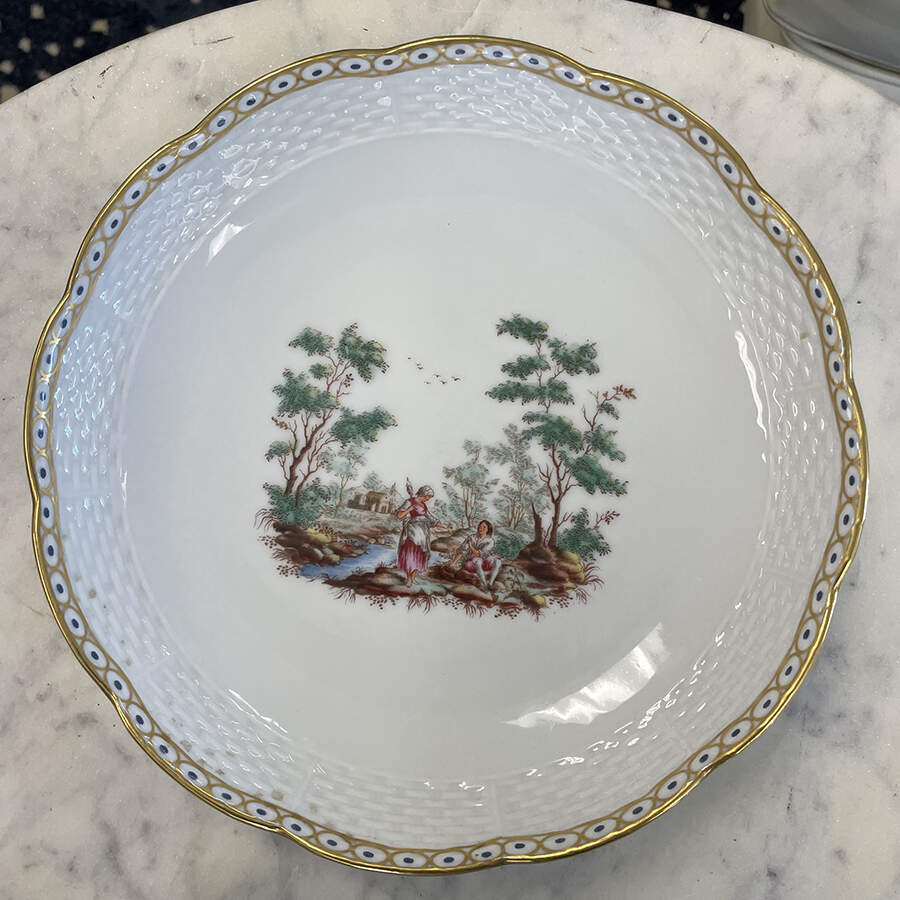 Mantova Coupe Soup Bowl by Ginori 1735-1