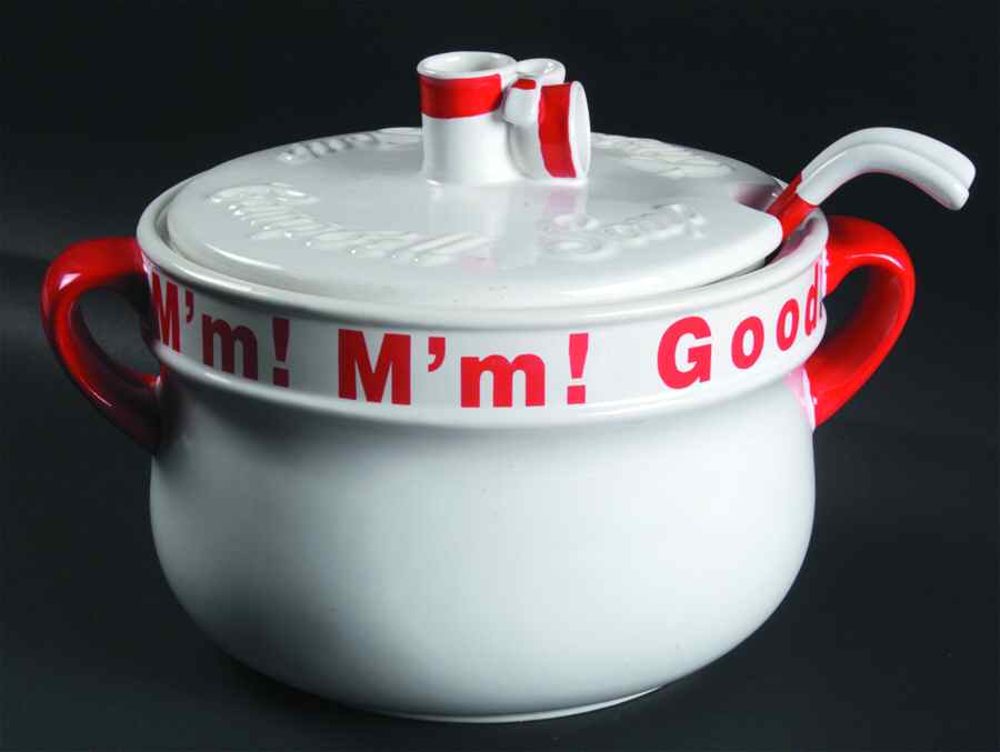 Campbell's Tureen & Lid w/Ladle by Gibson Designs-1