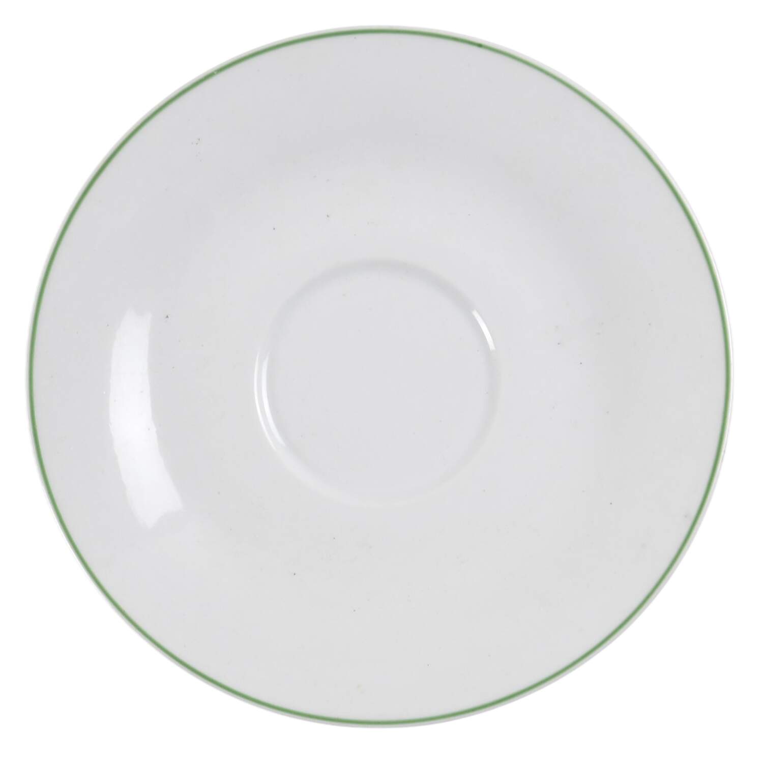 Christmas Tree White(Yellow Bear) Saucer by Gibson Designs-1