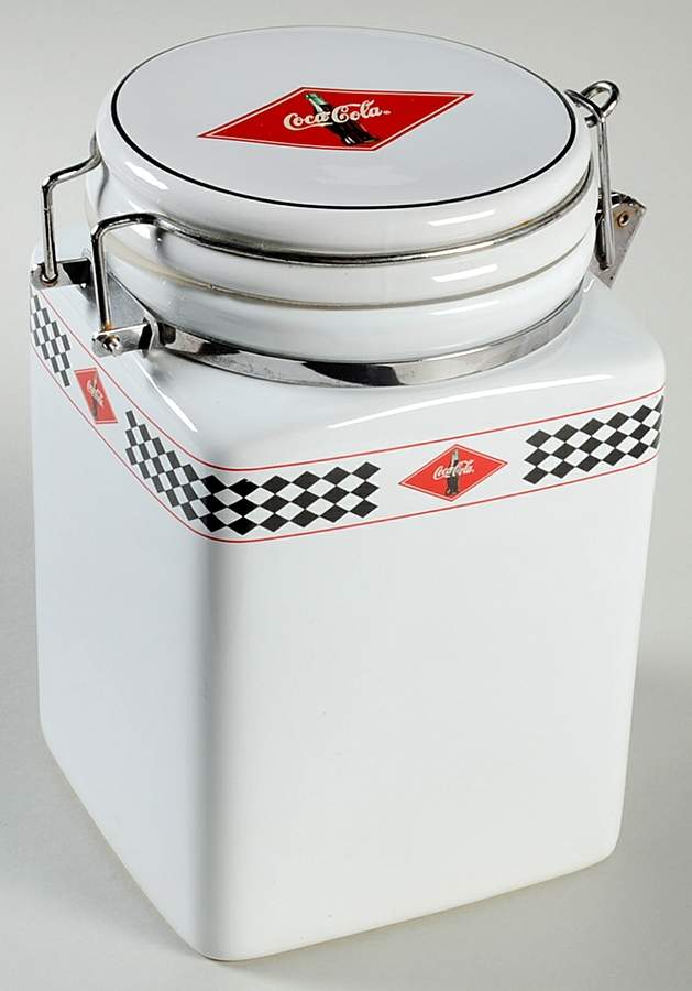 Coca Cola Large Canister & Lid by Gibson Designs-1