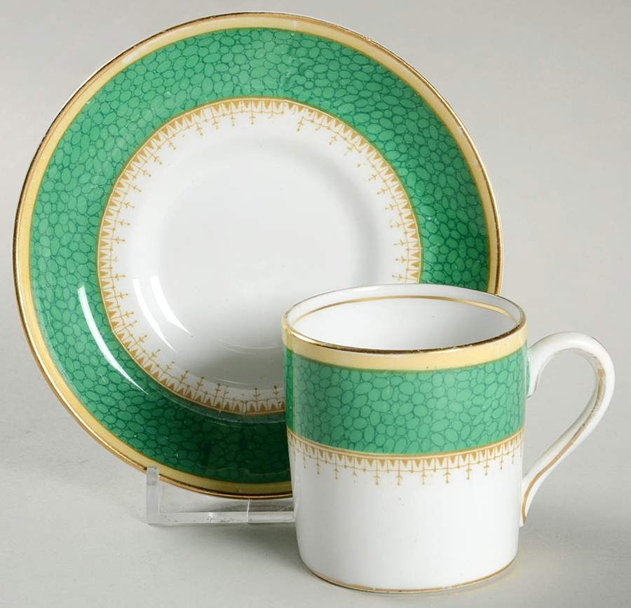 Allandale Flat Demitasse Cup & Saucer Set by Grosvenor-1