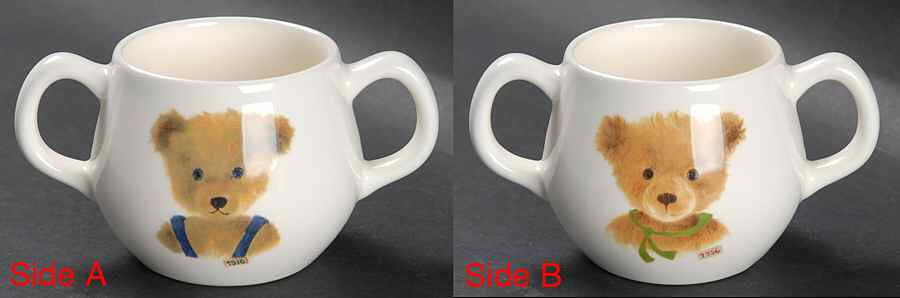 Bears (For Boys) 2 Handled Mug by Faiencerie De Gien-1