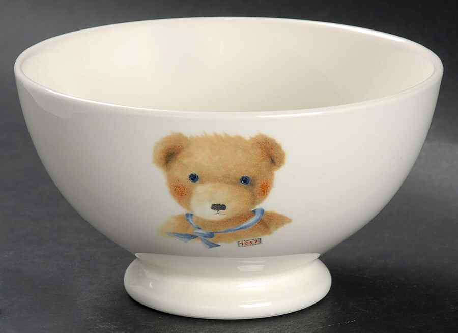 Bears (For Boys) 5" Footed Bowl by Faiencerie De Gien-1