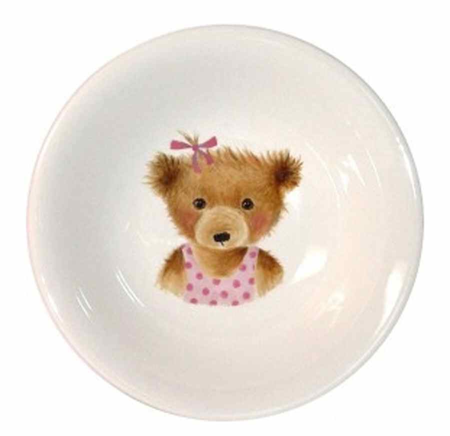 Bears (Girl Collection) Coupe Cereal Bowl by Faiencerie De Gien-1