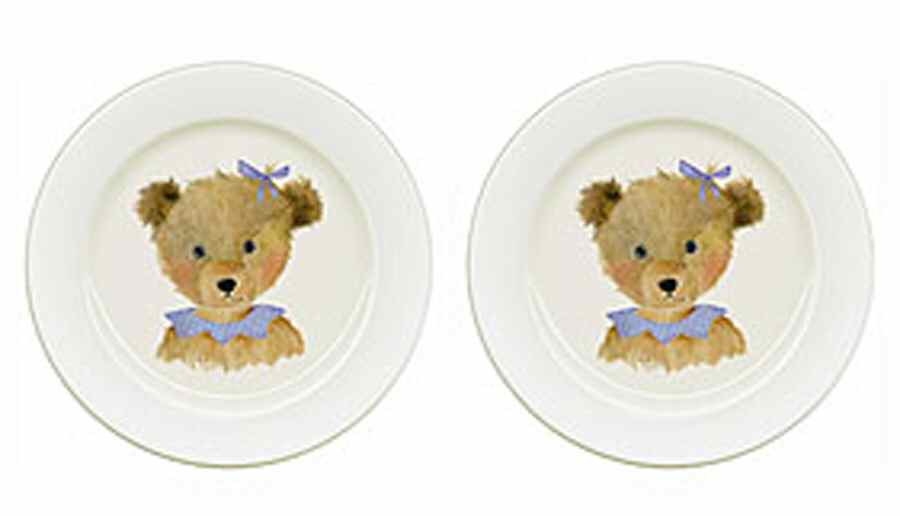 Bears (Girl Collection) Coaster by Faiencerie De Gien-1