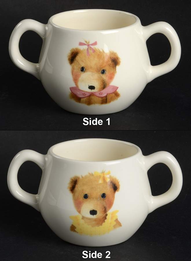 Bears (Girl Collection) 2 Handled Mug by Faiencerie De Gien-1
