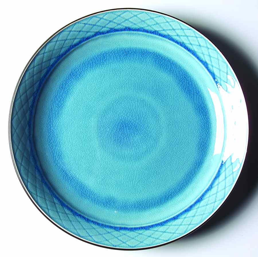 Matahari Blue Dinner Plate by Gabbay-1