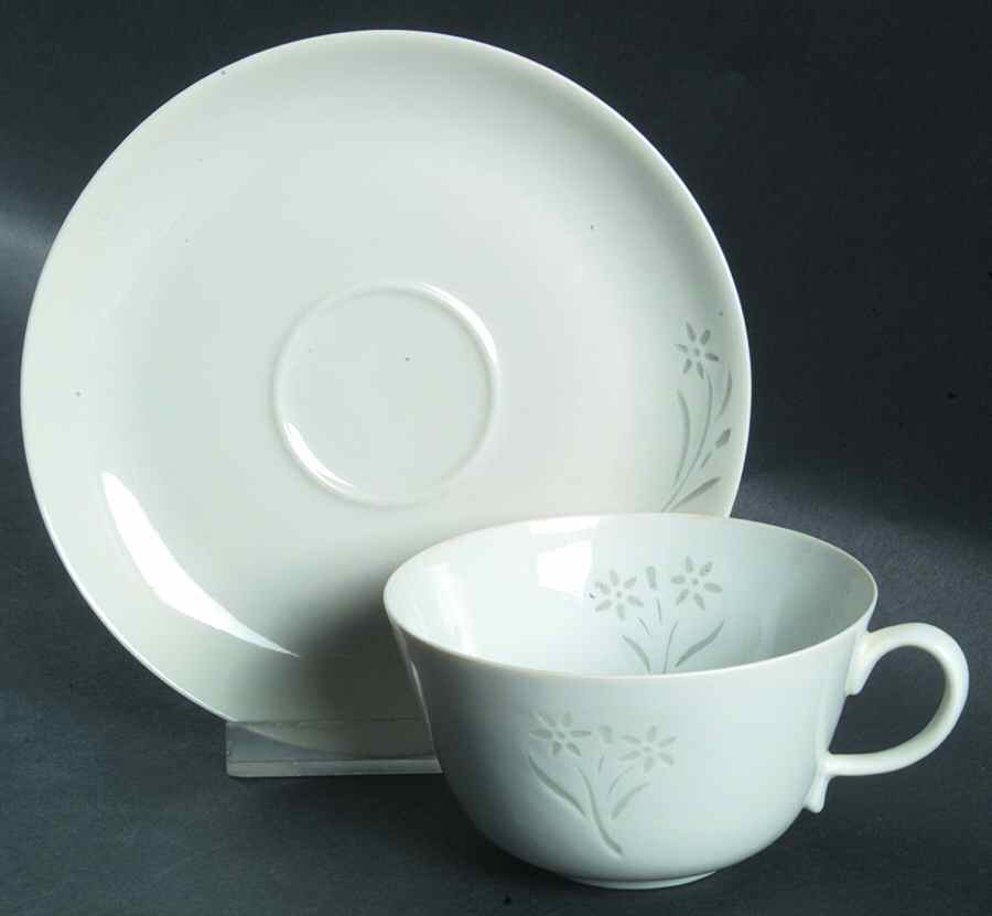 GIN212 Flat Cup & Saucer Set by Ginori 1735-1