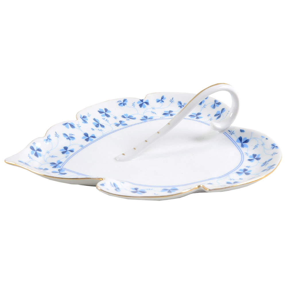 Blue Belle 8" Leaf Dish by Godinger-1