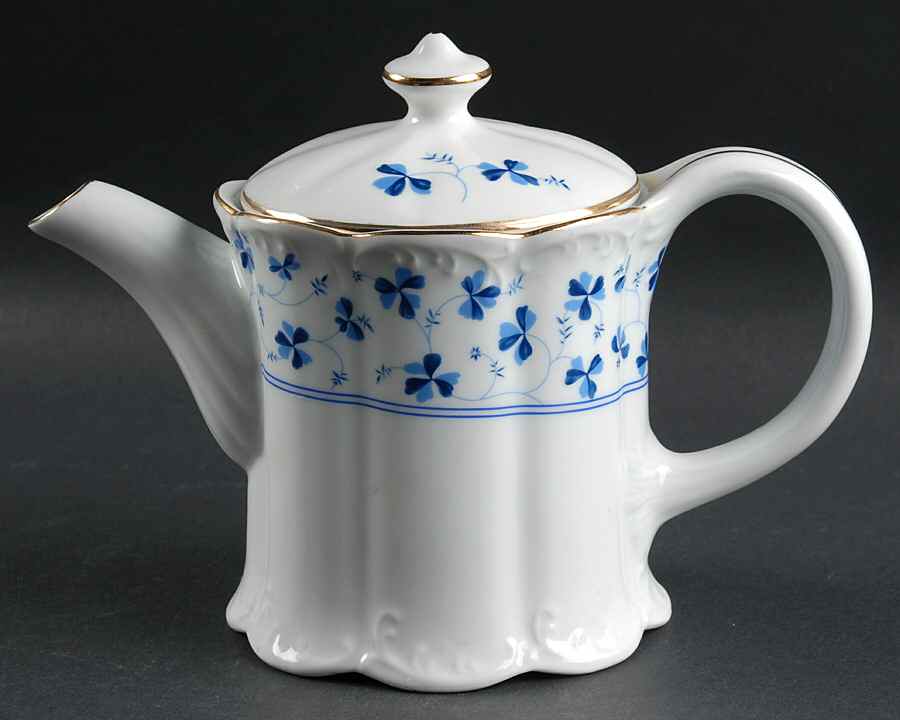 Blue Belle Teapot & Lid by Godinger-1