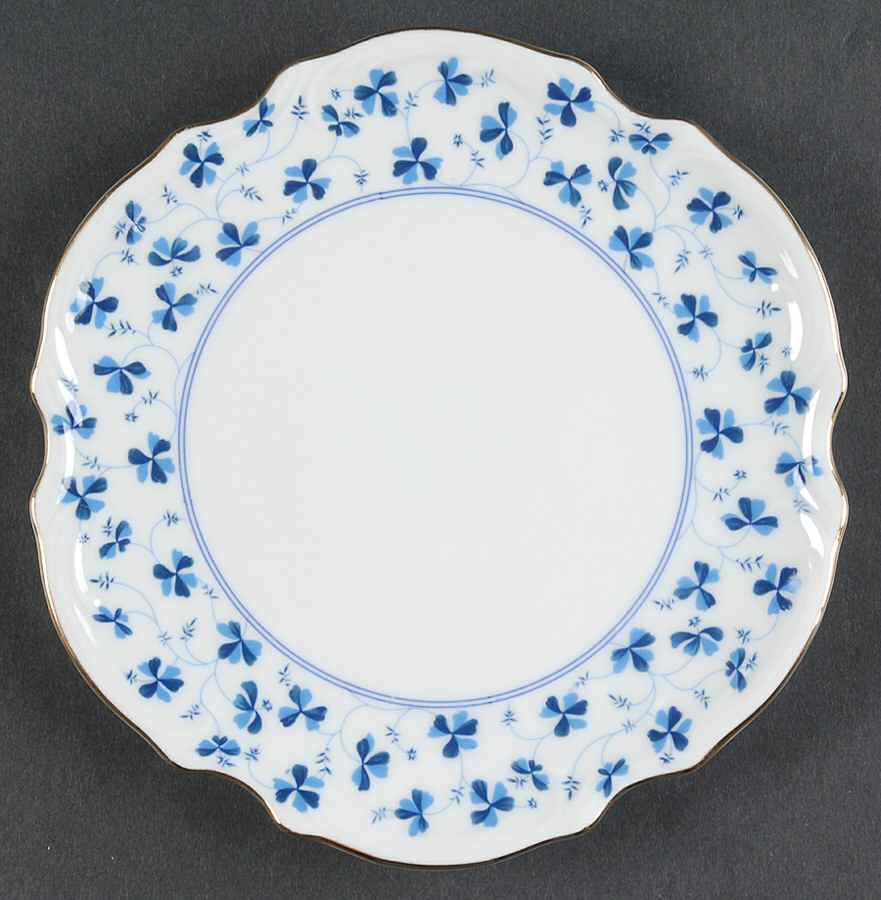 Blue Belle Canape Plate by Godinger-1
