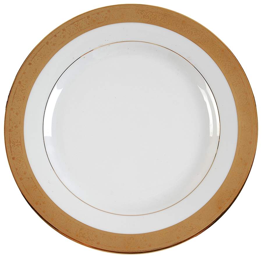 Golden Tuscany Dinner Plate by Globus China-1