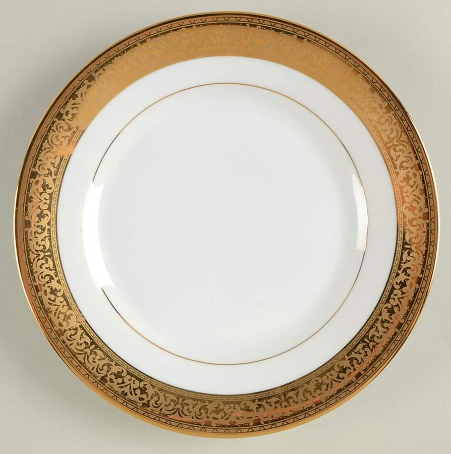 Golden Tuscany Salad Plate by Globus China-1