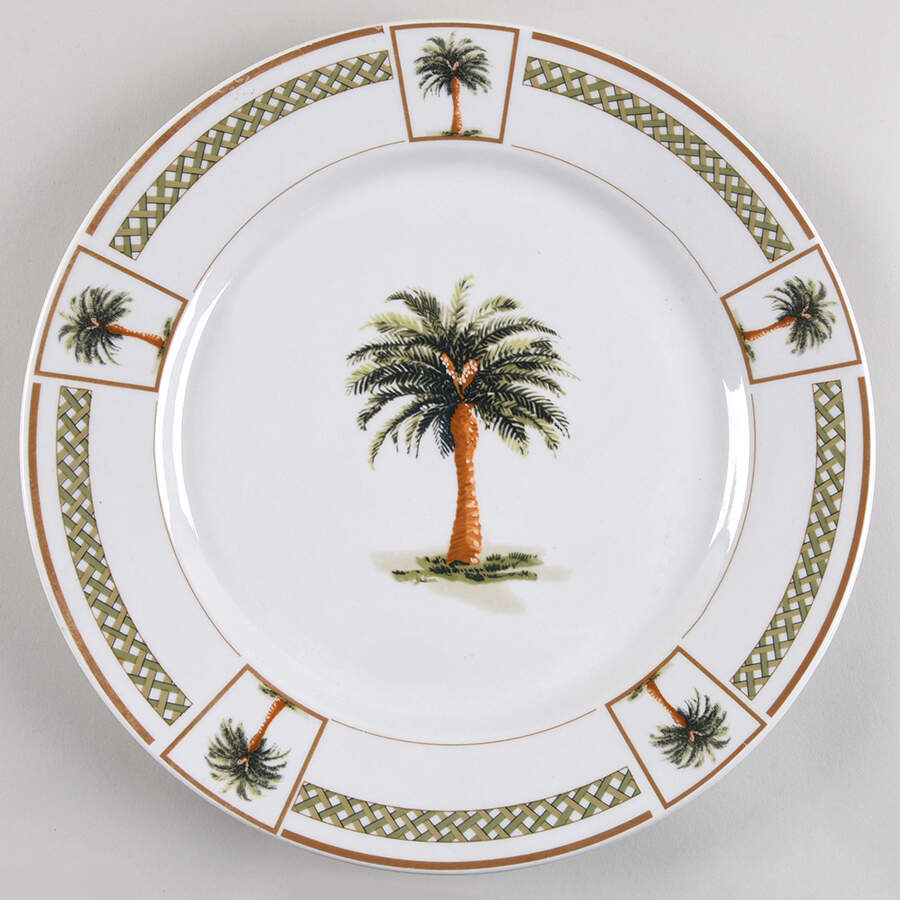 Palm Bay 11" Chop Plate (Round Platter) by Gibson Designs-1