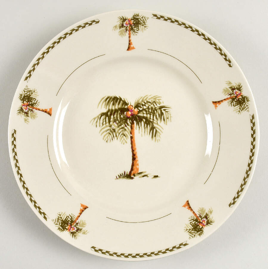 Palm Bay Luncheon Plate by Gibson Designs-1