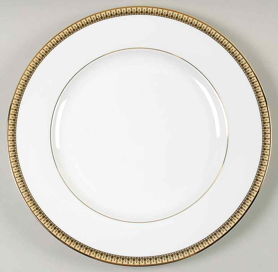 Lady Anne Signature Gold 12" Chop Plate (Round Platter) by Gorham-1