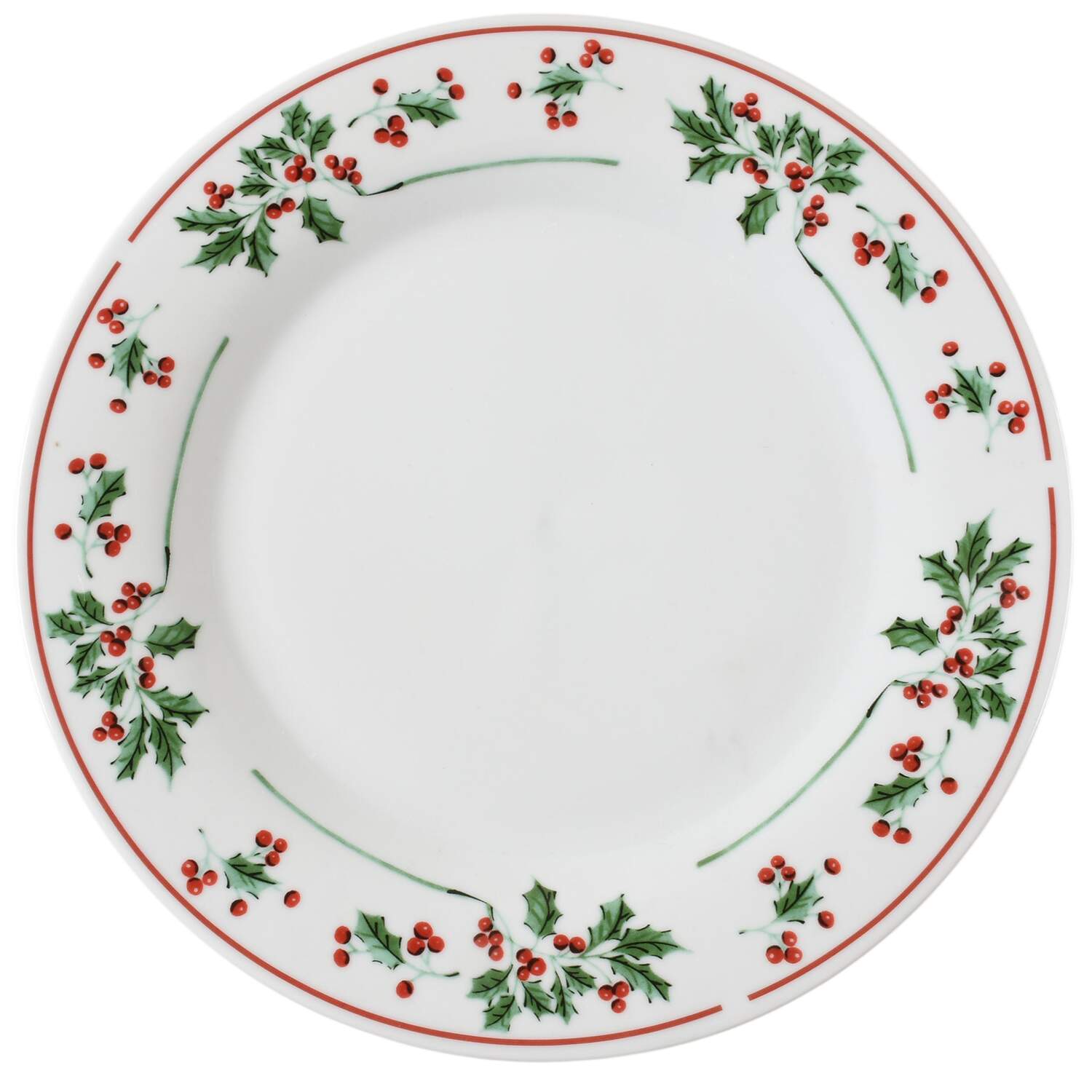 Winter Gathering Dinner Plate by Gibson Designs-1