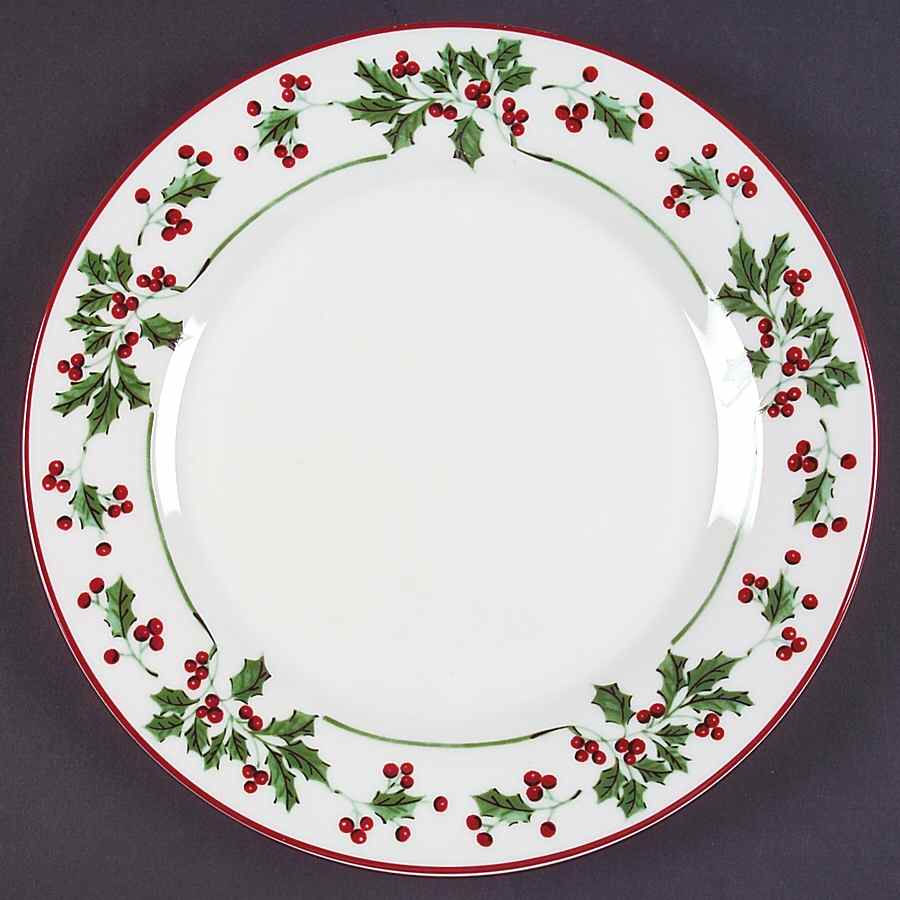 Winter Gathering Dinner Plate by Gibson Designs-1